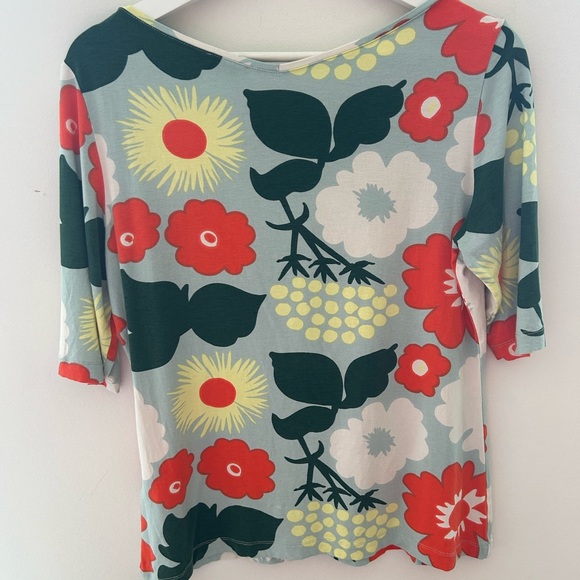 Marimekko Virran Kukkatori Women Top size Large - MSRP 295$ - Picture 5 of 7